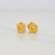 Topos Trebol Diamantado 0.75g / 5mm Oro Amarillo 18K