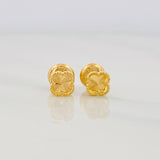 Topos Trebol Diamantado 0.75g / 5mm Oro Amarillo 18K