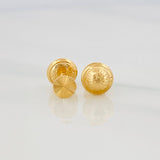 Topos Circulo Diamantado 0.7g / 5.6mm Oro Amarillo 18K