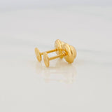 Topos Circulo Diamantado 0.7g / 5.6mm Oro Amarillo 18K
