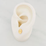 Topos Circulo Diamantado 0.85g / 6.71mm Oro Amarillo 18K
