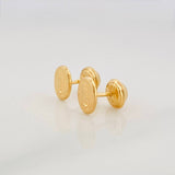 Topos Virgen Guadalupe 0.6g / 4.5mm Oro Amarillo 18K