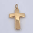 Dije Cruz 1.8gr / 4cm / Oro 18K $