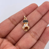 Dije Cabeza Pato Millonario 1.35gr / 2.1cm / Oro 18K $