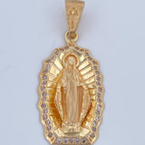 Dije Virgen Milagrosa 5.3gr / 3.7cm / Oro 18K $