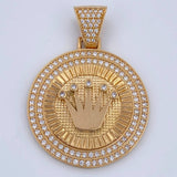 Dije Medalla Corona RX 10.25gr / 4.1cm / Oro 18K $