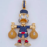 Dije Pato Bolsas Dinero 17.35gr / 5.5cm / Oro 18K $