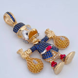 Dije Pato Bolsas Dinero 17.35gr / 5.5cm / Oro 18K $