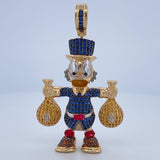 Dije Pato Bolsas Dinero 17.35gr / 5.5cm / Oro 18K $