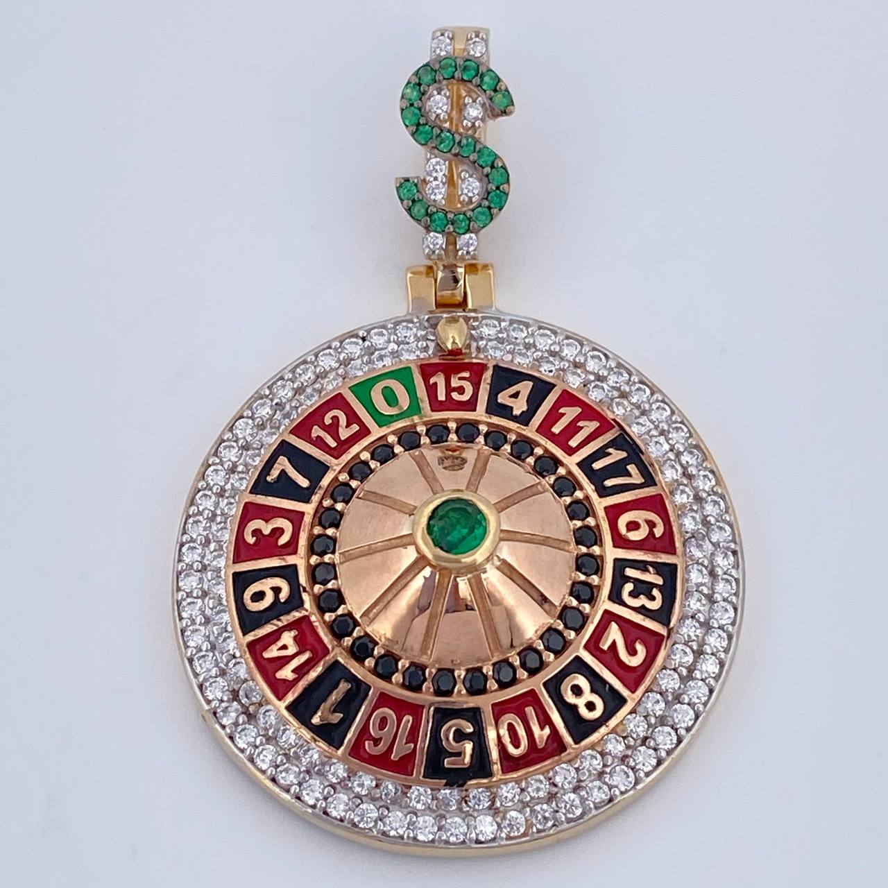 Dije Ruleta 11.6gr / 4.6cm / Oro 18K $