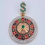Dije Ruleta 11.6gr / 4.6cm / Oro 18K $