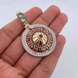 Dije Ruleta 11.6gr / 4.6cm / Oro 18K $