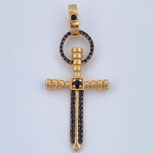 Dije Cruz Espada 7.15gr / 5.2cm / Oro 18K $