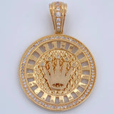 Dije Medalla Corona RX 9.2gr / 4cm / Oro 18K $