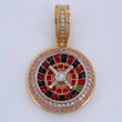 Dije Ruleta 7.1gr / 3cm / Oro 18K $