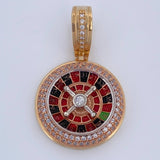 Dije Ruleta 7.1gr / 3cm / Oro 18K $