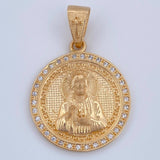 Dije Medalla Santo 4.85gr / 3.2cm / Oro 18K $