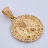 Dije Medalla Santo 4.85gr / 3.2cm / Oro 18K $