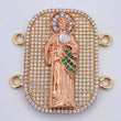 Herraje Placa San Judas Tadeo 10.35gr / 3.5cm / Oro 18K $