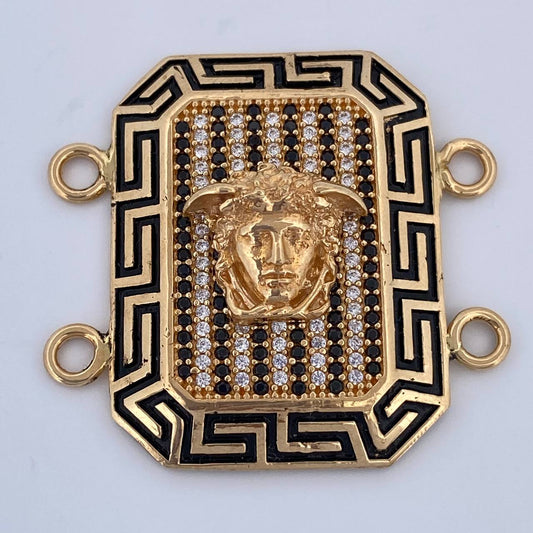 Herraje Medusa 9.1gr / 3.1cm / Oro 18K $