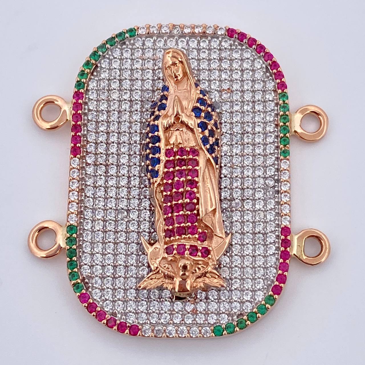 Herraje Virgen Guadalupe 9.1gr / 3.5cm / Oro 18K $