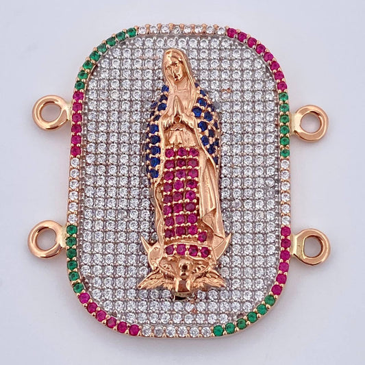 Herraje Virgen Guadalupe 9.1gr / 3.5cm / Oro 18K $