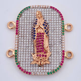 Herraje Virgen Guadalupe 9.1gr / 3.5cm / Oro 18K $