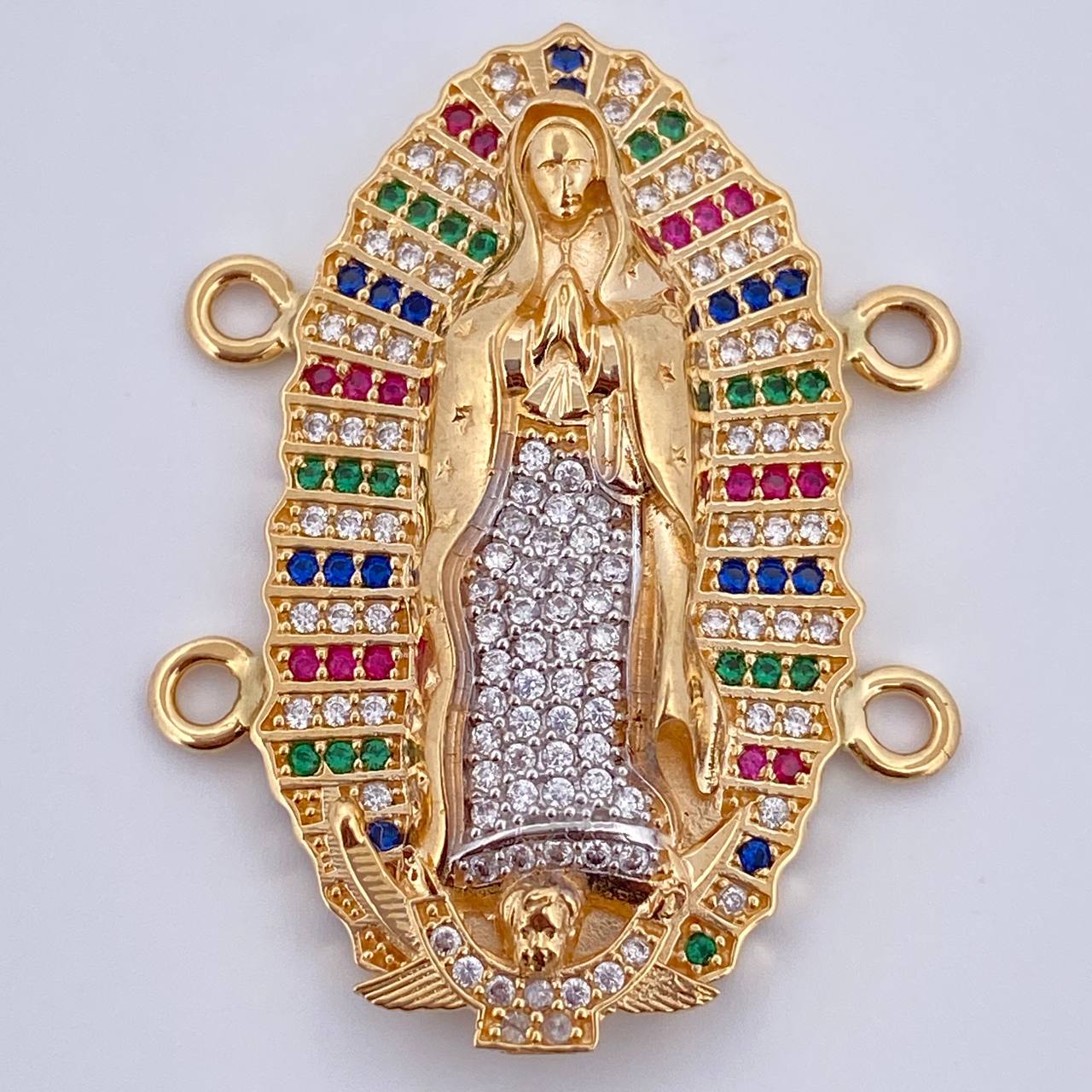 Herraje Virgen Guadalupe 9.5gr / 3.5cm / Oro 18K $