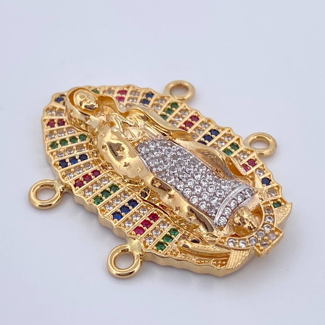 Herraje Virgen Guadalupe 9.5gr / 3.5cm / Oro 18K $