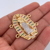 Herraje Virgen Guadalupe 9.5gr / 3.5cm / Oro 18K $
