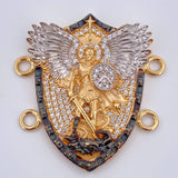 Herraje San Miguel Arcángel 9.5gr / 3.5cm / Oro 18K $