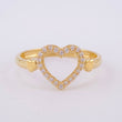 Anillo Corazon Silueta 1.65 g / T5 3/4 Oro Amarillo 18K