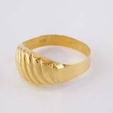 Anillo Multilineas Paralelas 1.75 g / T8 3/4 Oro Amarillo 18K