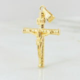 Dije Cruz Cristo 1.65gr / 4.3cm / Oro Amarillo 18K