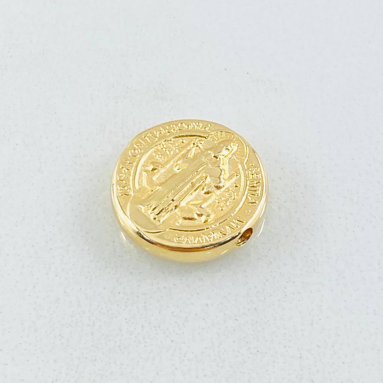 Herraje San Benito 0.7gr / 1.2cm / Oro Amarillo 18K