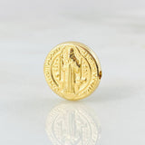 Herraje San Benito 0.7gr / 1.2cm / Oro Amarillo 18K