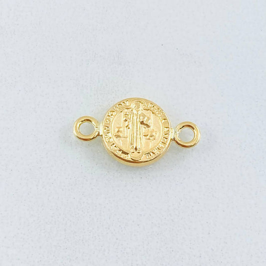 Herraje San Benito 0.4gr / 1.4cm / Oro Amarillo 18K
