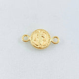 Herraje San Benito 0.4gr / 1.4cm / Oro Amarillo 18K