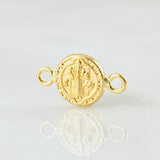Herraje San Benito 0.4gr / 1.4cm / Oro Amarillo 18K