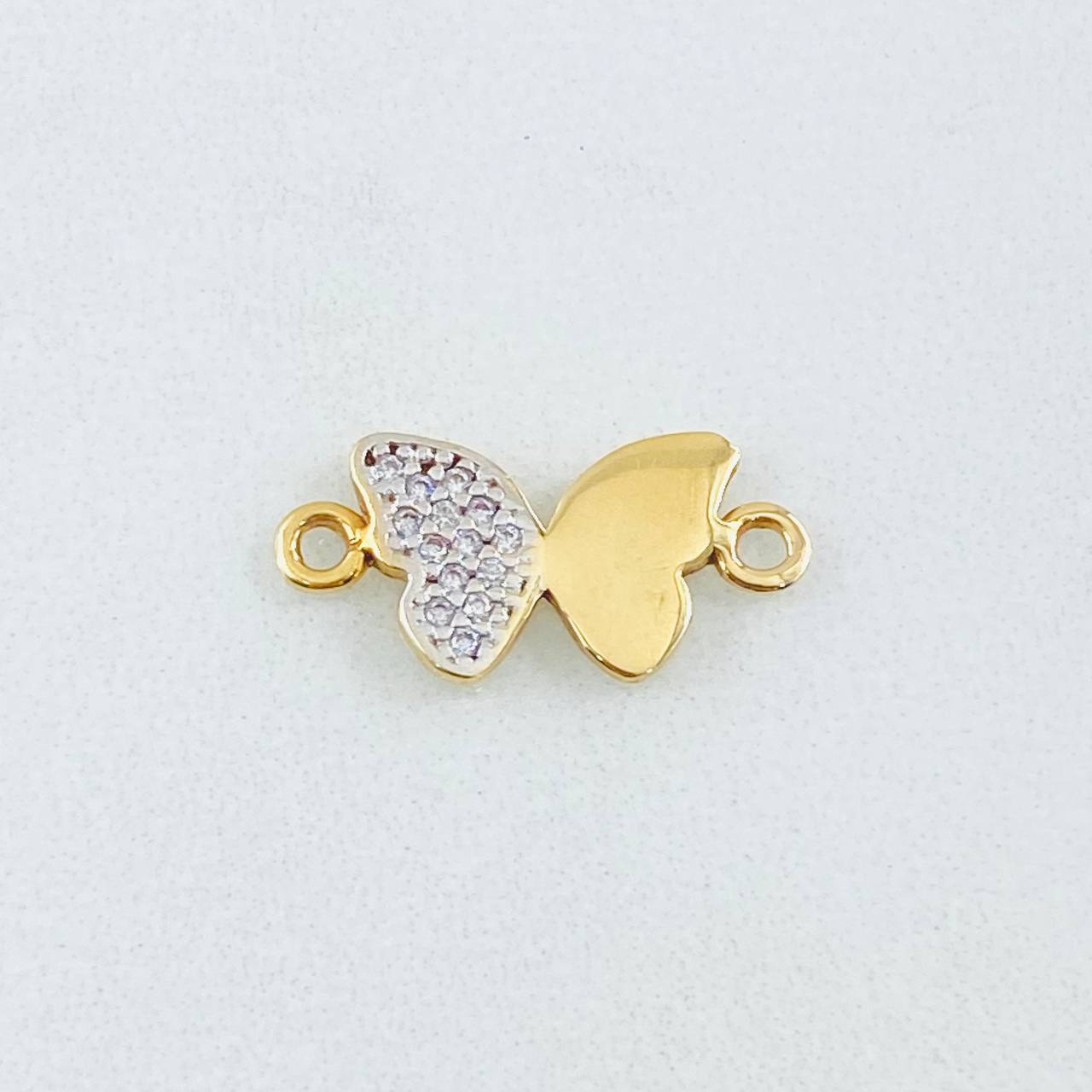 Herraje Mariposa 1.1gr / 1.7cm / Oro Amarillo 18K *