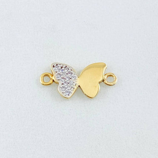 Herraje Mariposa 1.1gr / 1.7cm / Oro Amarillo 18K *