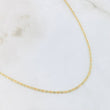 Cadena Plana 1.75gr / 50cm / Tres Oros +3 18K