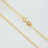 Cadena Plana 1.75gr / 50cm / Tres Oros +3 18K