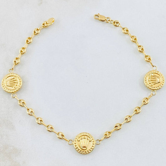 Pulso GC Corona 3.05gr / 19.5cm / Oro Amarillo 18K ©