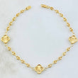 Pulso GC Trebol Dorado 2.65gr / 18.5cm / Oro Amarillo 18K ©
