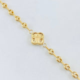 Pulso GC Trebol Dorado 2.65gr / 18.5cm / Oro Amarillo 18K ©
