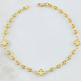 Pulso GC Trebol 2gr / 16.5cm / Oro Amarillo 18K *