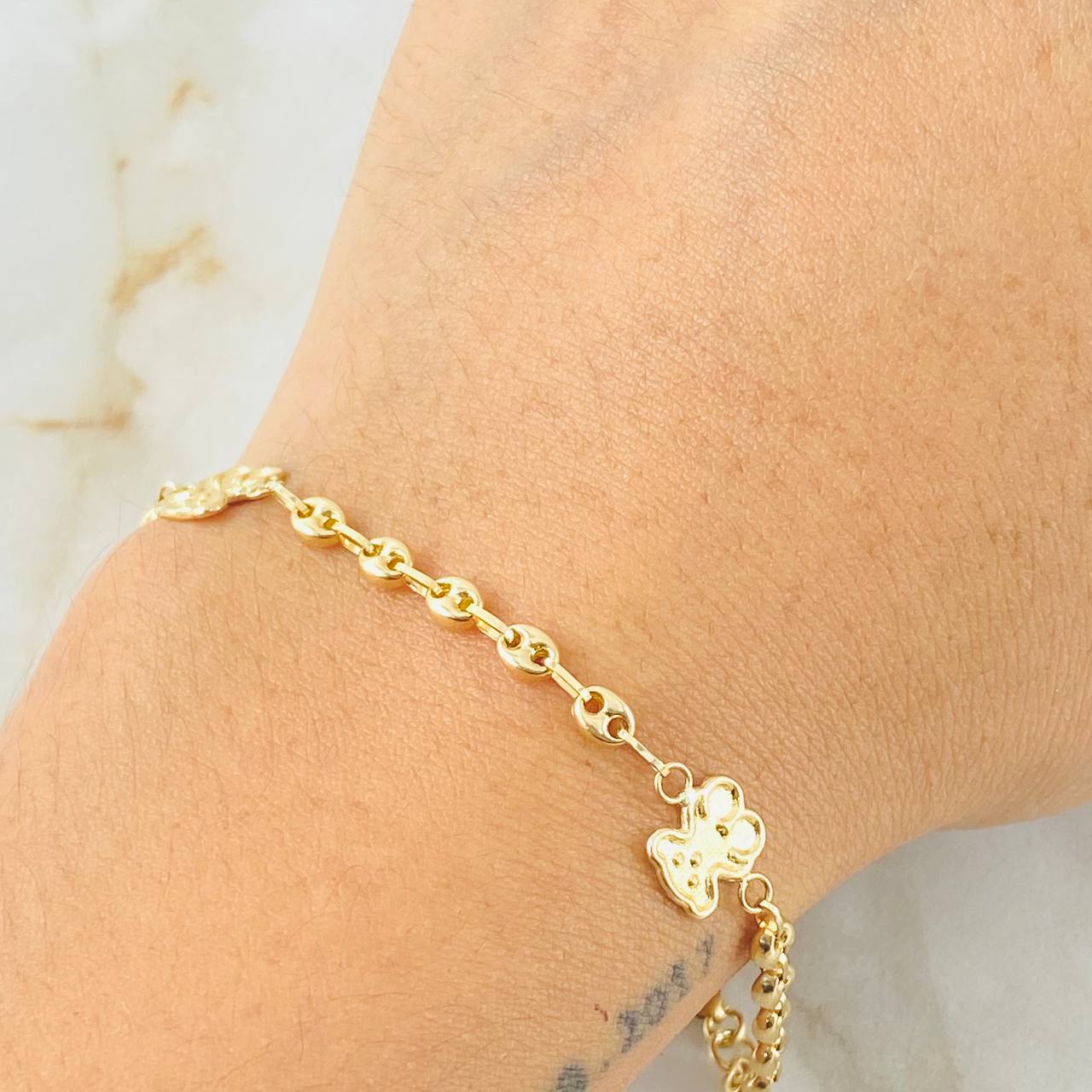 Pulso GC Oso 2.6gr / 19cm / Oro Amarillo 18K *