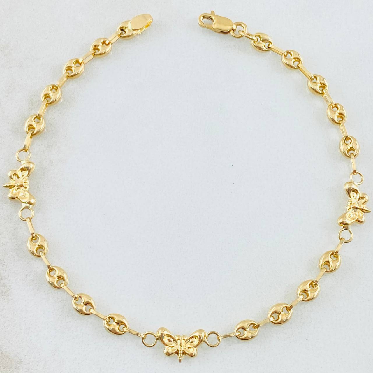 Pulso GC Mariposa 2.2gr / 18cm / Oro Amarillo 18K