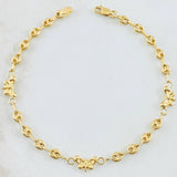 Pulso GC Mariposa 2.2gr / 18cm / Oro Amarillo 18K
